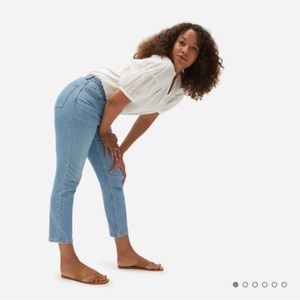 NWOT Everlane curvy cheeky straight jeans